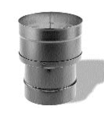 DuraBlack 7"-8" Single Wall Stovepipe Increaser